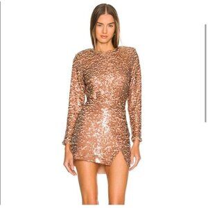 ASTR the Label Romina Skirt Nude Mini Sequin